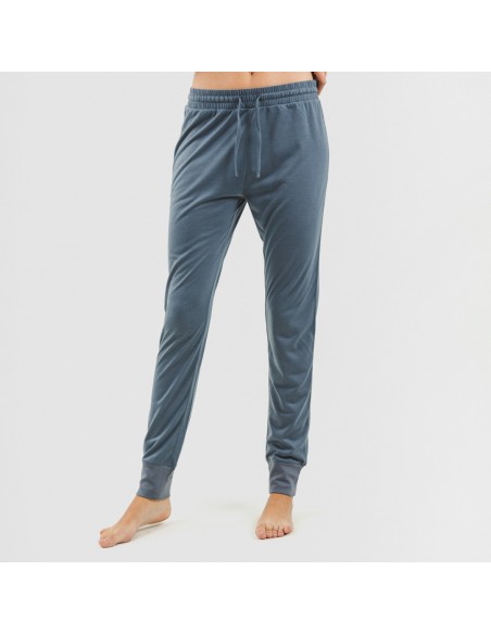 Conjunto desportivo de casaco mulher azul indigo Conjunto desportivo de casaco mulher azul indigo