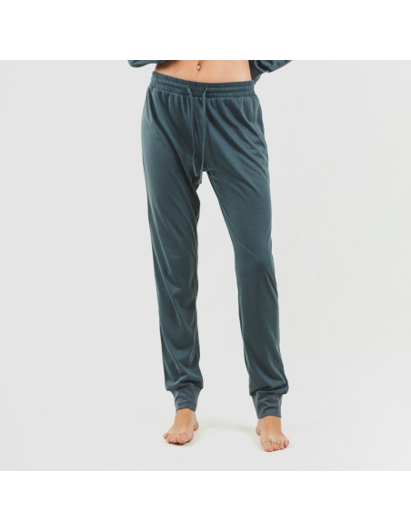 Conjunto desportivo de casaco mulher verde azulado Conjunto desportivo de casaco mulher verde azulado