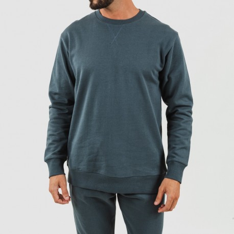 Set Sport algodão homem verde menta