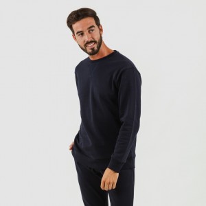 Set Sport algodão homem azul marinho 2