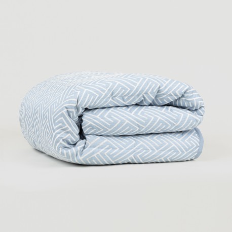 Colcha jacquard chenilla Elvira azul índigo - 120gr