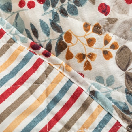 Colcha bouti Viena azul indigo