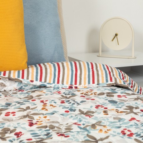 Colcha bouti Viena azul indigo