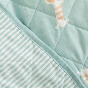 Colcha bouti Ponder verde azulado 2