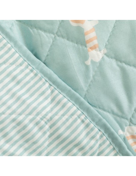 Colcha bouti Ponder verde azulado