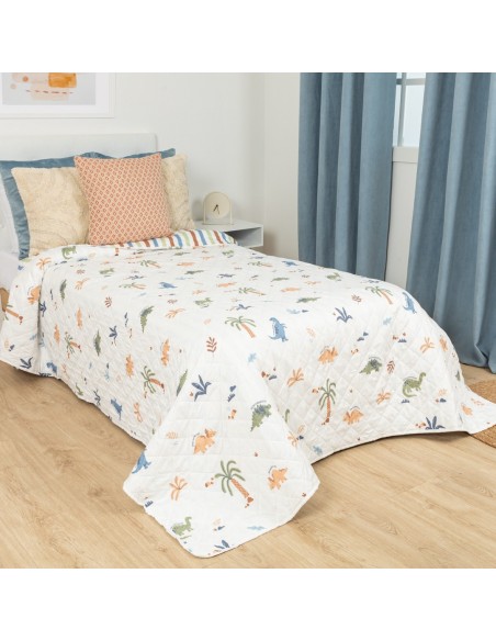 Colcha bouti Remich cor telha