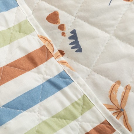 Colcha bouti Remich cor telha