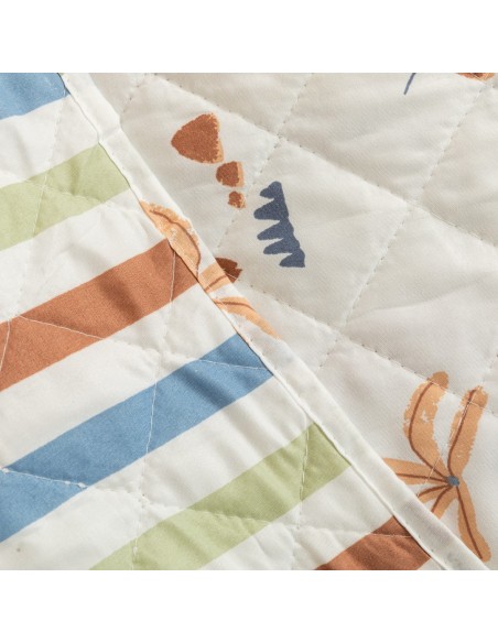 Colcha bouti Remich cor telha