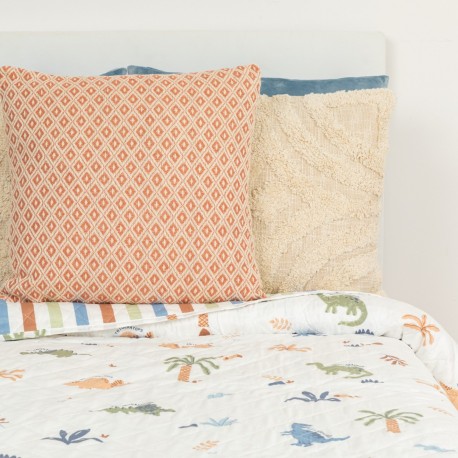 Colcha bouti Remich cor telha