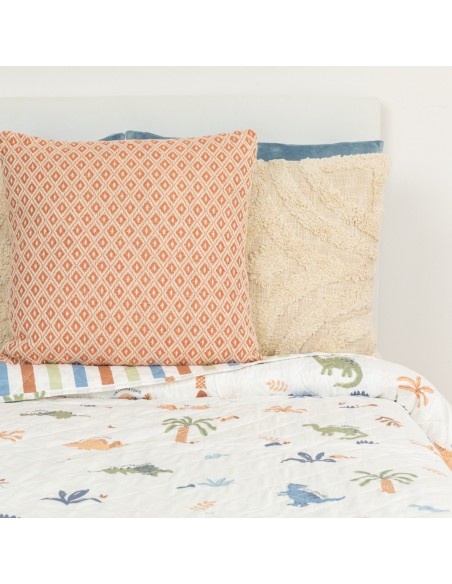 Colcha bouti Remich cor telha