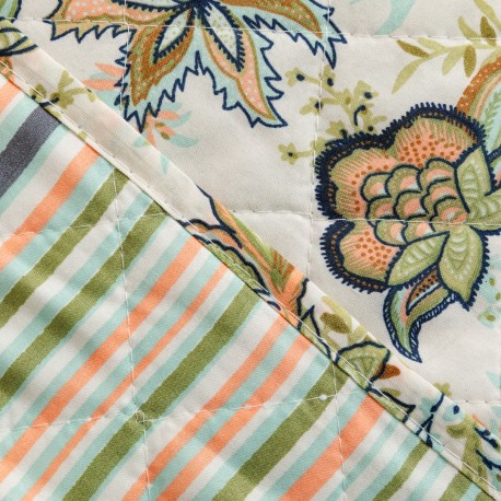 Colcha bouti Estefania verde caça