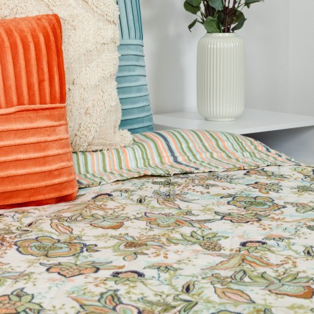 Colcha bouti Estefania verde caça