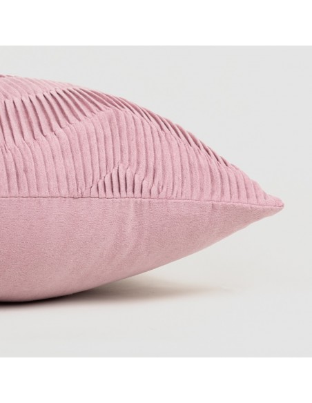 Almofada New Traza camurça rosa palo 50x50 almofadas-quadradas-lisas