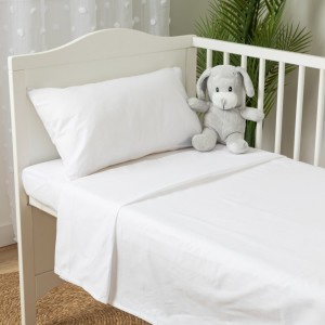 jogo de lençóis algodão lisos cama bebé