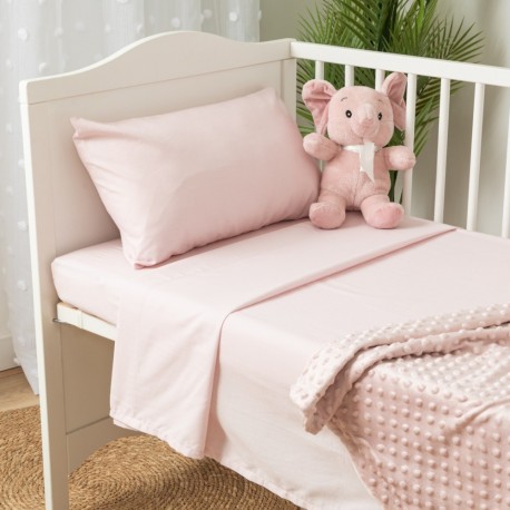jogo de lençóis algodão lisos cama bebé bebe