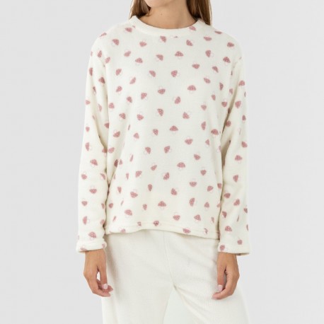 Pijama coral Ellen natural