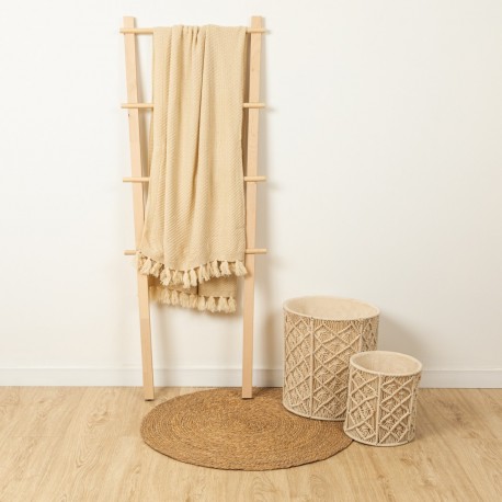 Plaid Tondelo natural