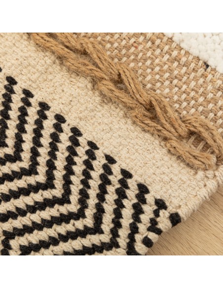 Tapete algodão jute Holdem arena - preto Tapete algodão jute Holdem arena - preto