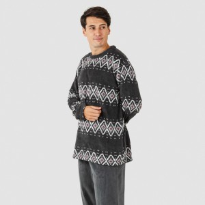 Pijama coral homem Andros cinza 2