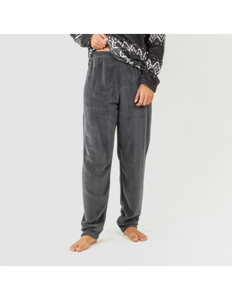 Pijama coral homem Andros cinza Pijama coral homem Andros cinza