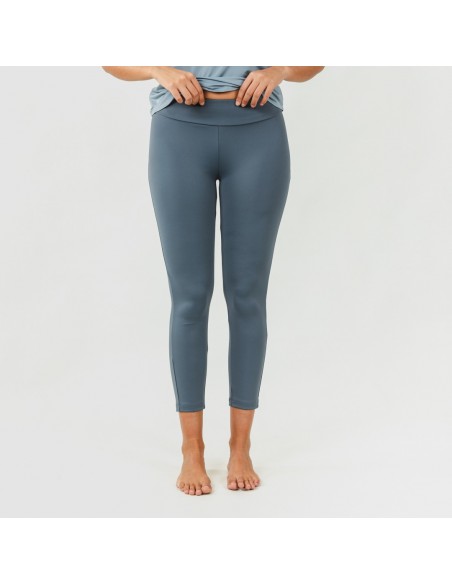 Conjunto desportivo de legging mulher azul claro/escuro Conjunto desportivo de legging mulher azul claro/escuro