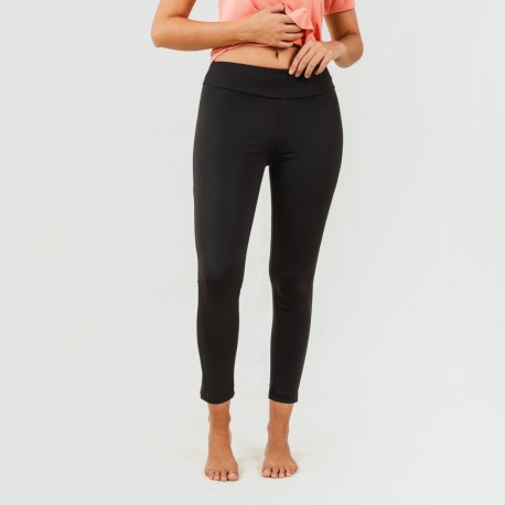 Conjunto desportivo de legging mulher laranja/preto