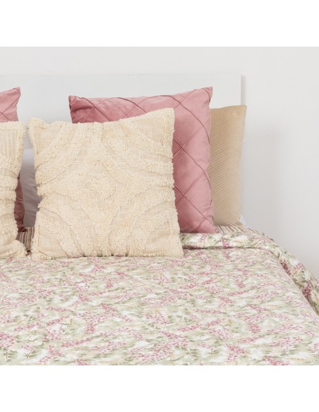 Colcha bouti Nora malva rosa Colcha bouti Nora malva rosa