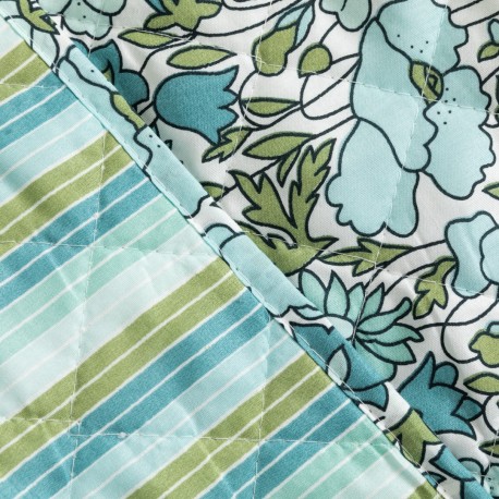 Colcha bouti Taylor azul indigo