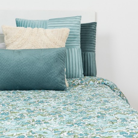 Colcha bouti Taylor azul indigo