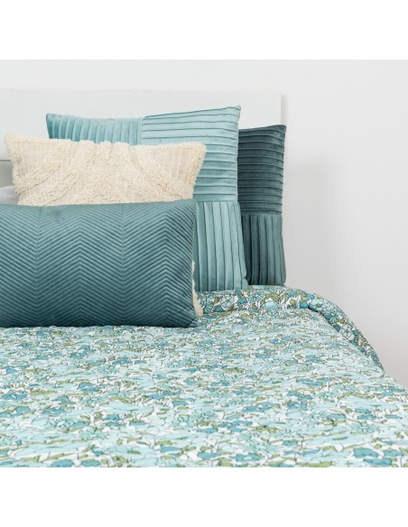 Colcha bouti Taylor azul indigo Colcha bouti Taylor azul indigo