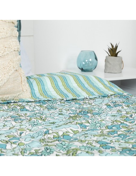 Colcha bouti Taylor azul indigo Colcha bouti Taylor azul indigo