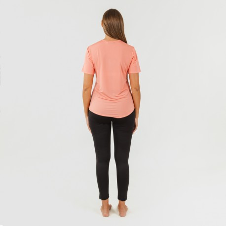 Conjunto desportivo de legging mulher laranja/preto