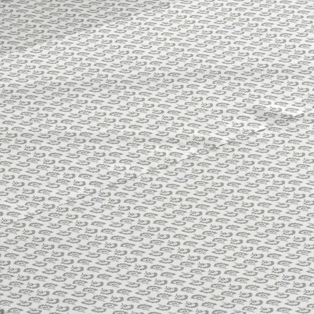 Jogo de lençóis algodão percal Diana verde tiffany