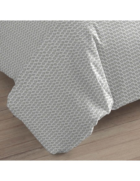 Capa de edredão algodão percal Diana verde tiffany