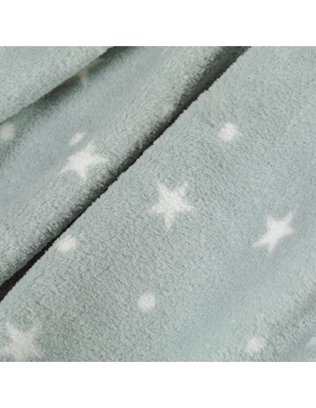 Manta coral Cosmo verde tiffany