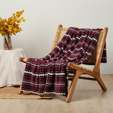 Manta coral Cronos bordeaux