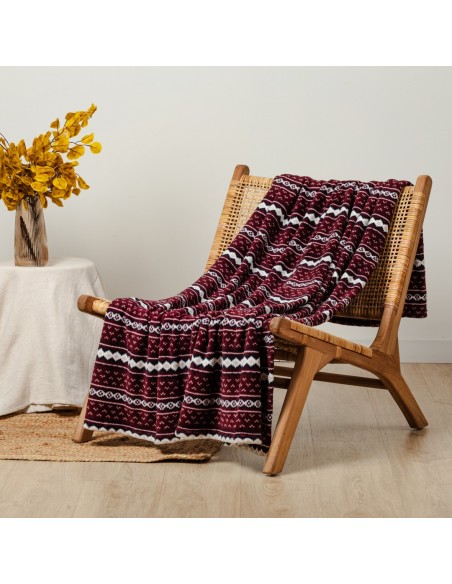 Manta coral Cronos bordeaux Manta coral Cronos bordeaux