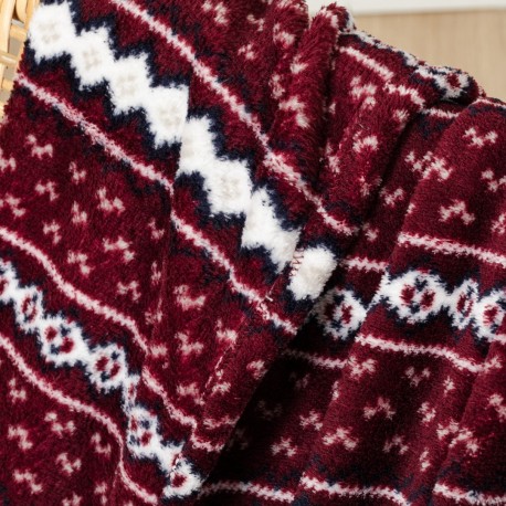 Manta coral Cronos bordeaux