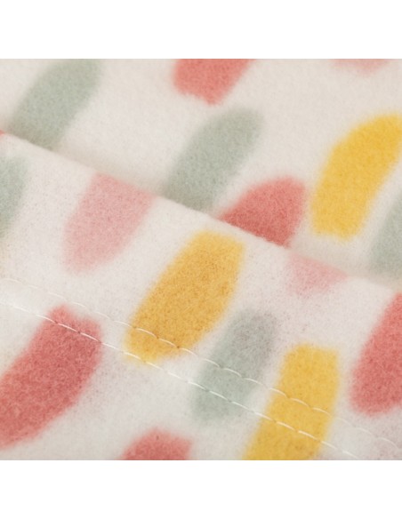 Jogo de lençóis térmicos Manchitas malva rosa lencois-termicos