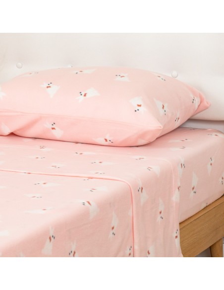 Jogo de lençóis térmicos Midas rosa lencois-termicos