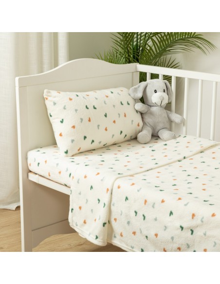 Jogo de lençóis veludo Julie verde tiffany cama bebé jogos-de-lencois-para-bebe