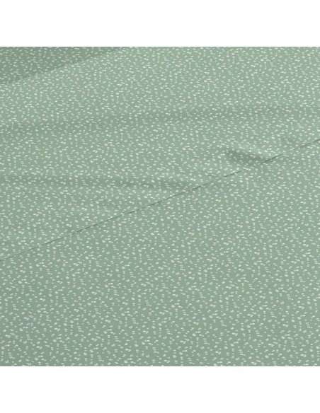 Jogo de lençóis algodão Amalia verde caça lencois-100-algodao