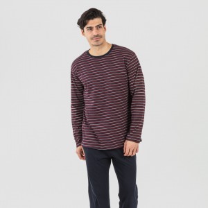 Pijama algodão homem Raya San Francisco azul marinho 2
