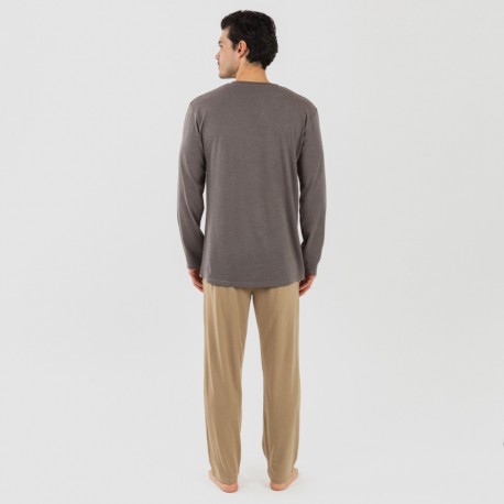 Pijama comprido homem com botões topo - arena