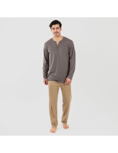 Pijama comprido homem com botões topo - arena Pijama comprido homem com botões topo - arena