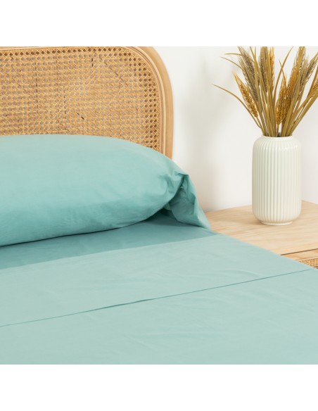 Jogo de lençóis algodão percal lisos