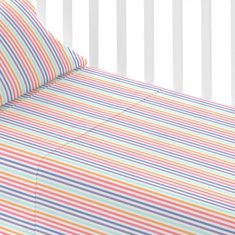 Jogo de lençóis algodão Raya Praga cama bebé