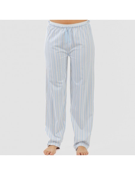 Pijama algodão Bennet azul celeste Pijama algodão Bennet azul celeste