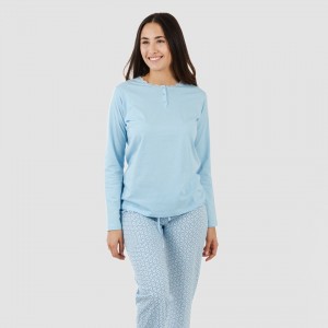 Pijama algodão Timon azul celeste 2