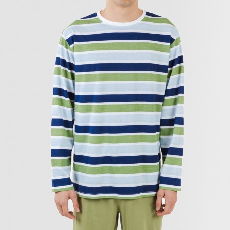 Pijama algodão homem Brent verde caça